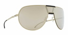 Mykita Mr005 Mh74 - Titan / Black / Electrum Mirror Lens Sunglasses