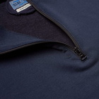 Blue Blue Japan Irredescent Nylon Half Zip Popover Hoody