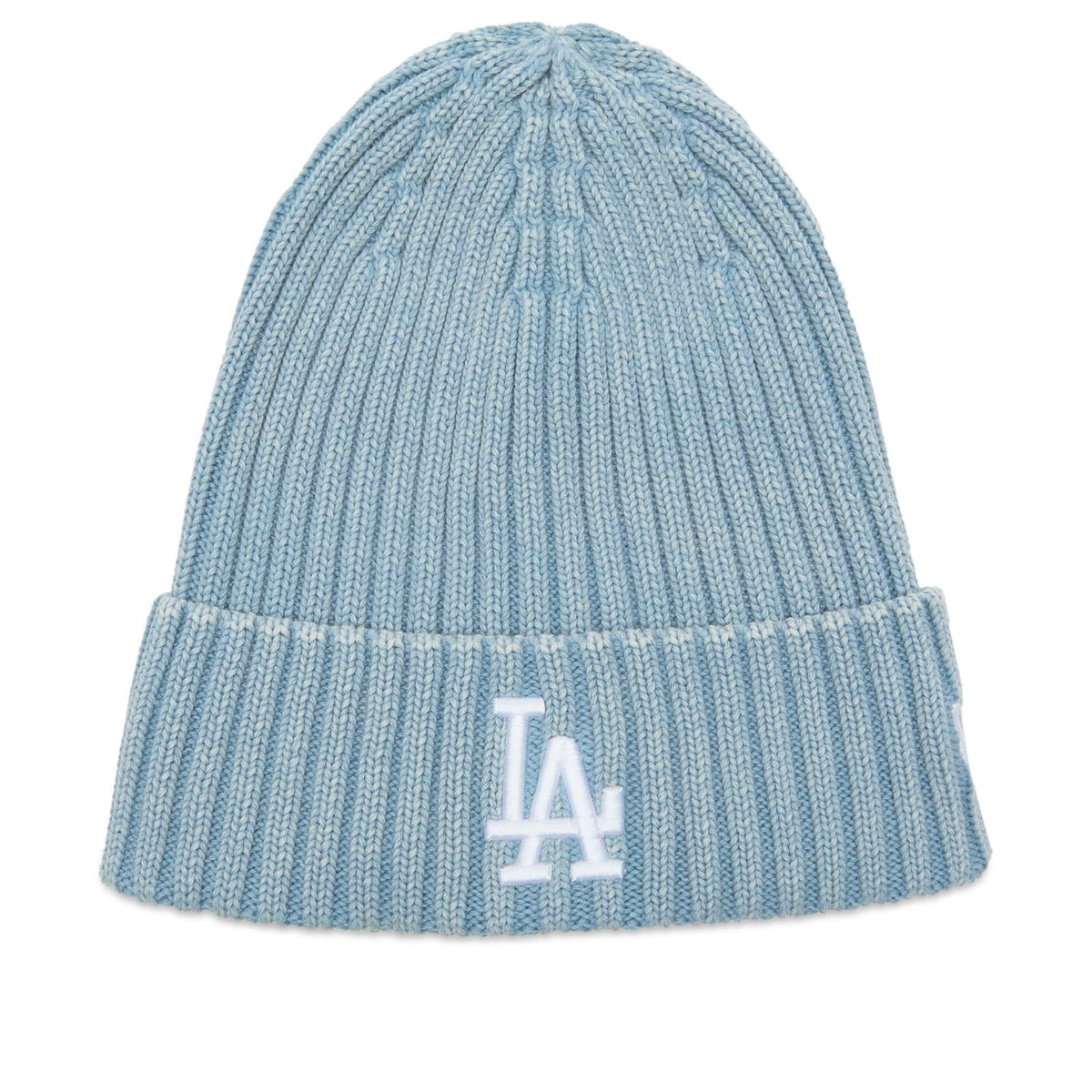New Era LA Dodgers Washed Beanie in Blue 