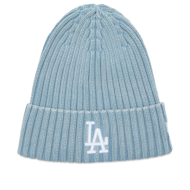 Photo: New Era LA Dodgers Washed Beanie in Blue 