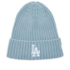 New Era LA Dodgers Washed Beanie in Blue 