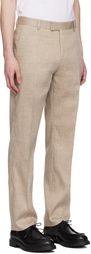 Tiger of Sweden Beige Tense Linen Blend Trousers