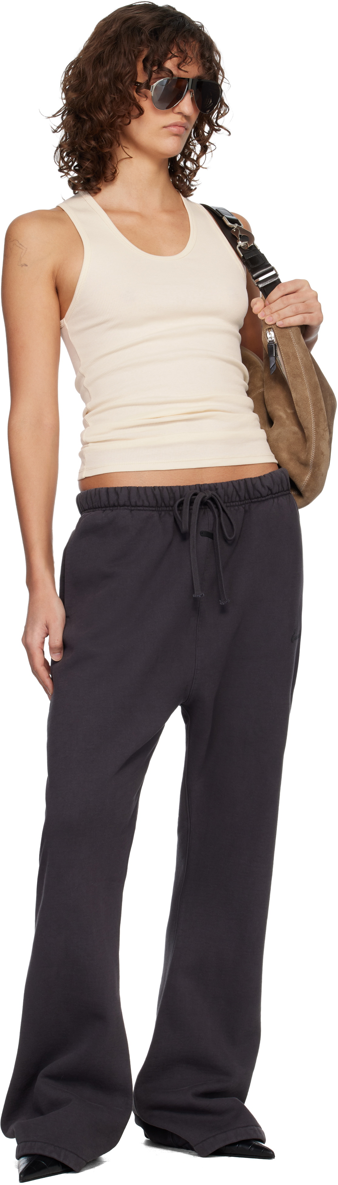 Fear of God ESSENTIALS Black Signature Classic Fit Flare Sweatpants