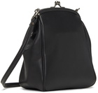 YOHJI YAMAMOTO Black Clasp Shoulder Bag