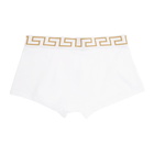 Versace Underwear White Medusa Low-Rise Boxer Briefs