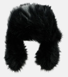 Ruslan Baginskiy Cotton-trimmed aviator hat