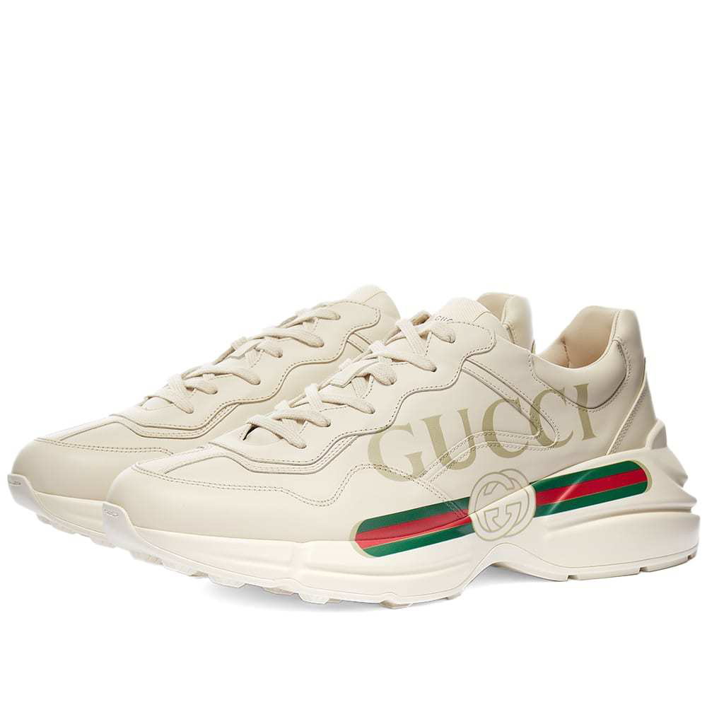 Gucci Ryhton Gucci Print Sneaker