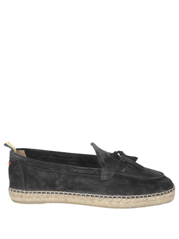 Photo: Castañer Antracite Nappa Suede Espadrilles