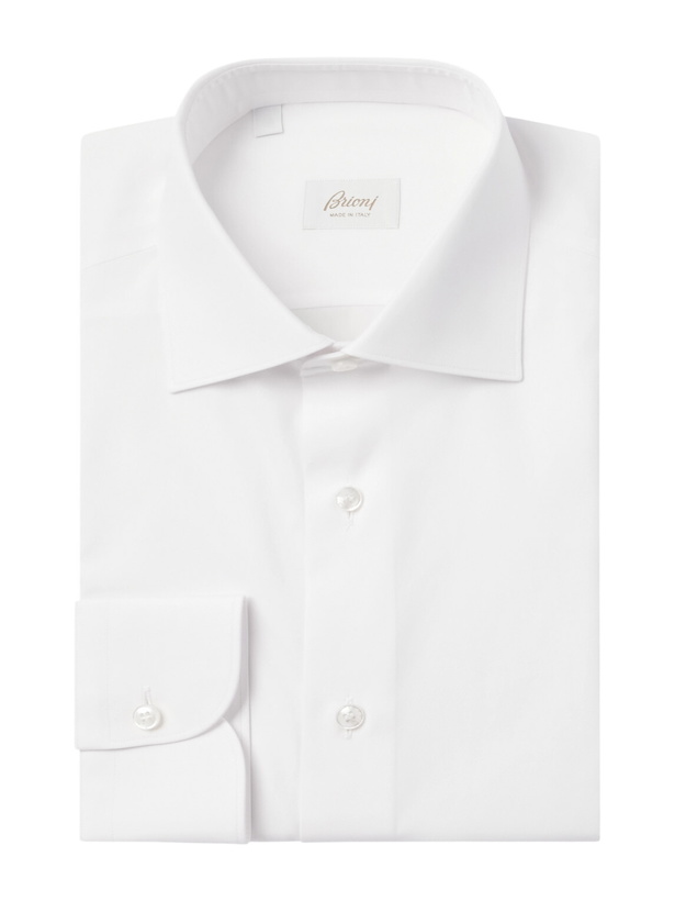 Photo: Brioni - Cotton Shirt - White