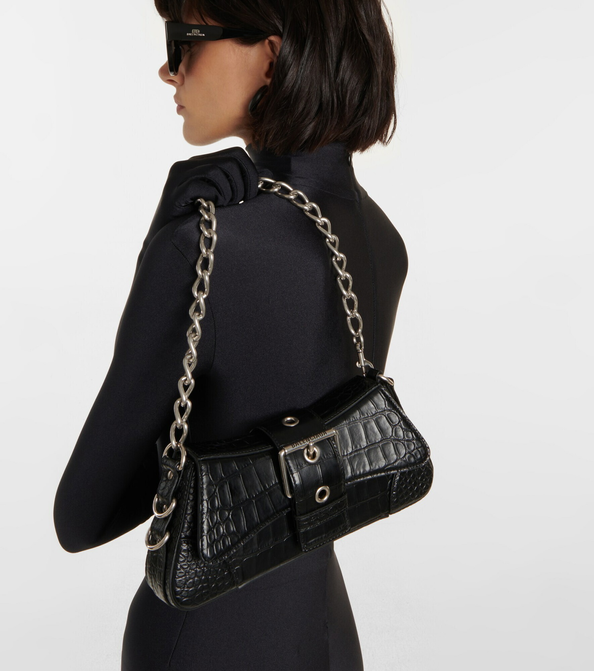 【送料&関税込】Balenciaga Lindsay Small Shoulder Bag Balenciaga - Lindsay Small leather shoulder bag Balenciaga