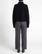 Laneus Womens Turtleneck in Black