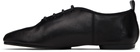 Maison Margiela Black Tabi Jazz Lace-Up Derbys