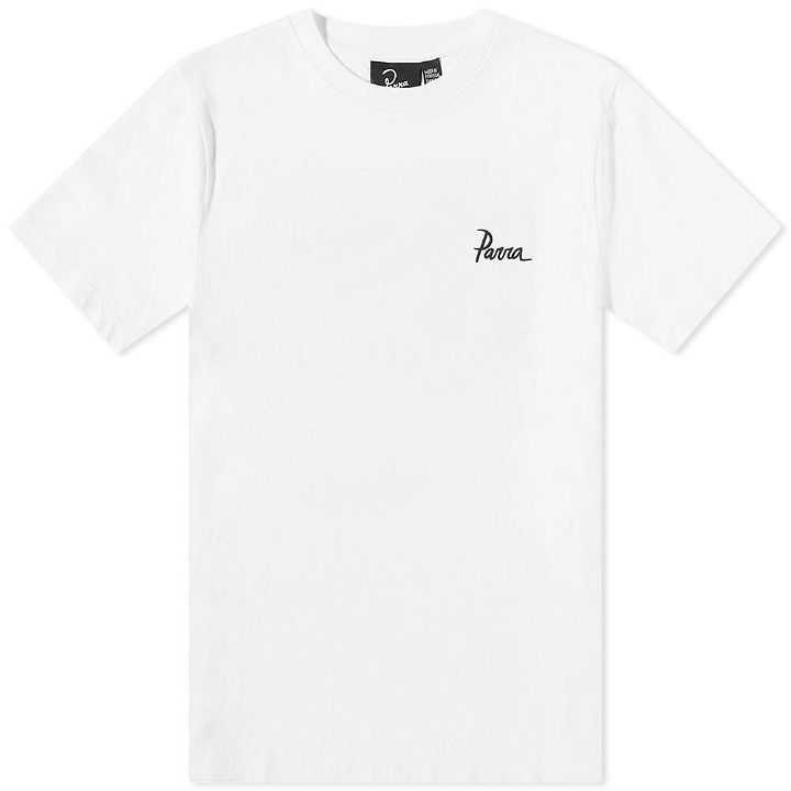 Photo: By Parra Men's Sitting Pear T-Shirt in White
