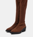 Clergerie Tenny suede over-the-knee boots
