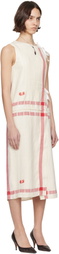 HODAKOVA Kitchen Towel Wrap Midi Dress