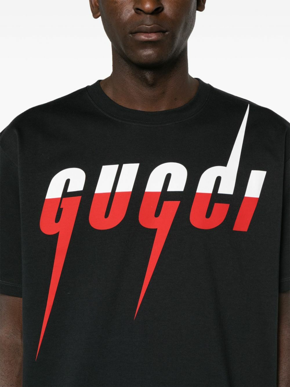 Gucci Black Blade Cotton T-Shirt Gucci