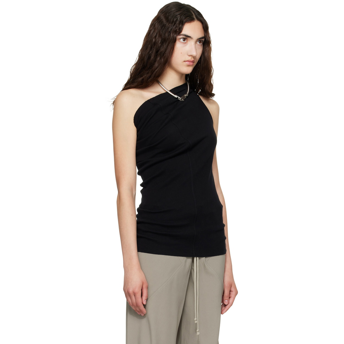 Rick Owens Black Tower Athena Top