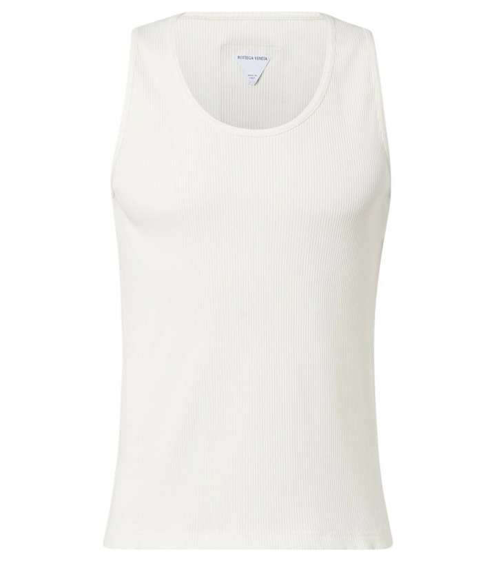 Photo: Bottega Veneta Cotton-blend jersey tank top