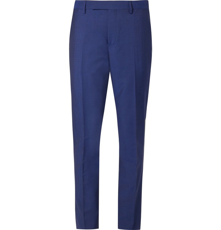 Photo: Paul Smith - Navy Soho Slim-Fit Wool and Mohair-Blend Suit Trousers - Men - Navy