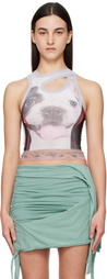 Ottolinger Multicolor Mesh Tank Top