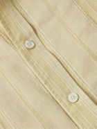 Small Talk - Striped Cotton-Voile Shirt - Green