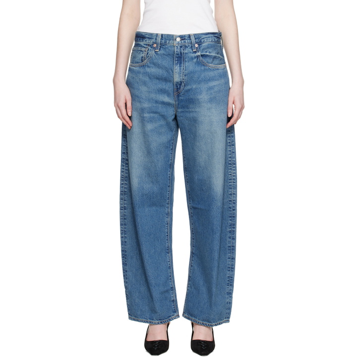 Photo: Levi's Blue Drop Barrel Jeans