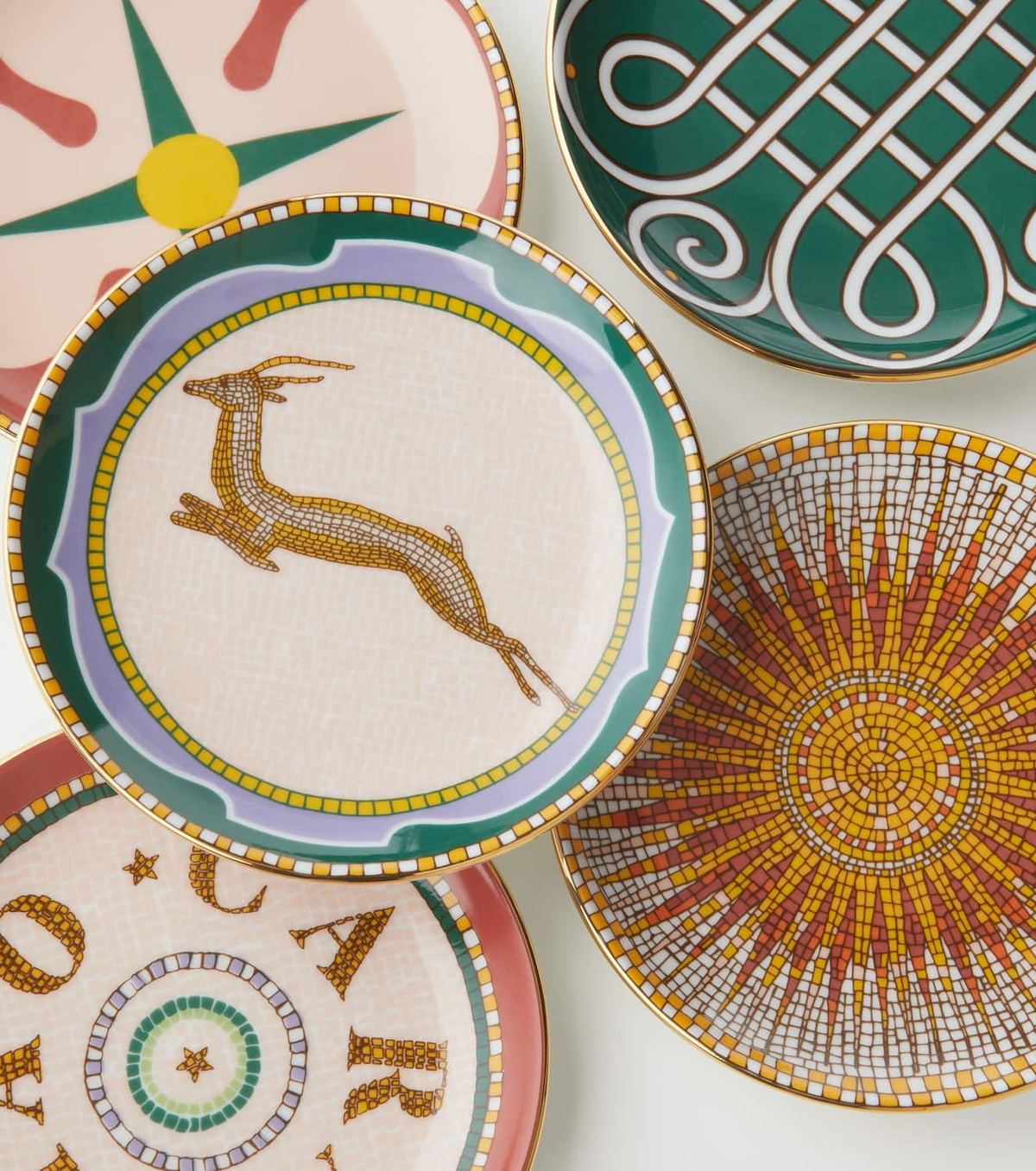 La DoubleJ Cortile Mini porcelain plate