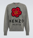 Kenzo - Boke Flower jacquard wool sweater