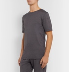 Zimmerli - Slim-Fit Mélange Stretch Cotton and Cashmere-Blend T-Shirt - Gray