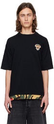 AAPE by A Bathing Ape Black Layered T-Shirt