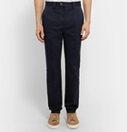 Brunello Cucinelli - Slim-Fit Cotton-Twill Trousers - Men - Midnight blue