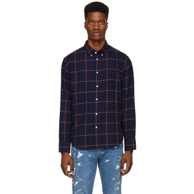 Photo: rag and bone Navy Fit 2 Tomlin Shirt