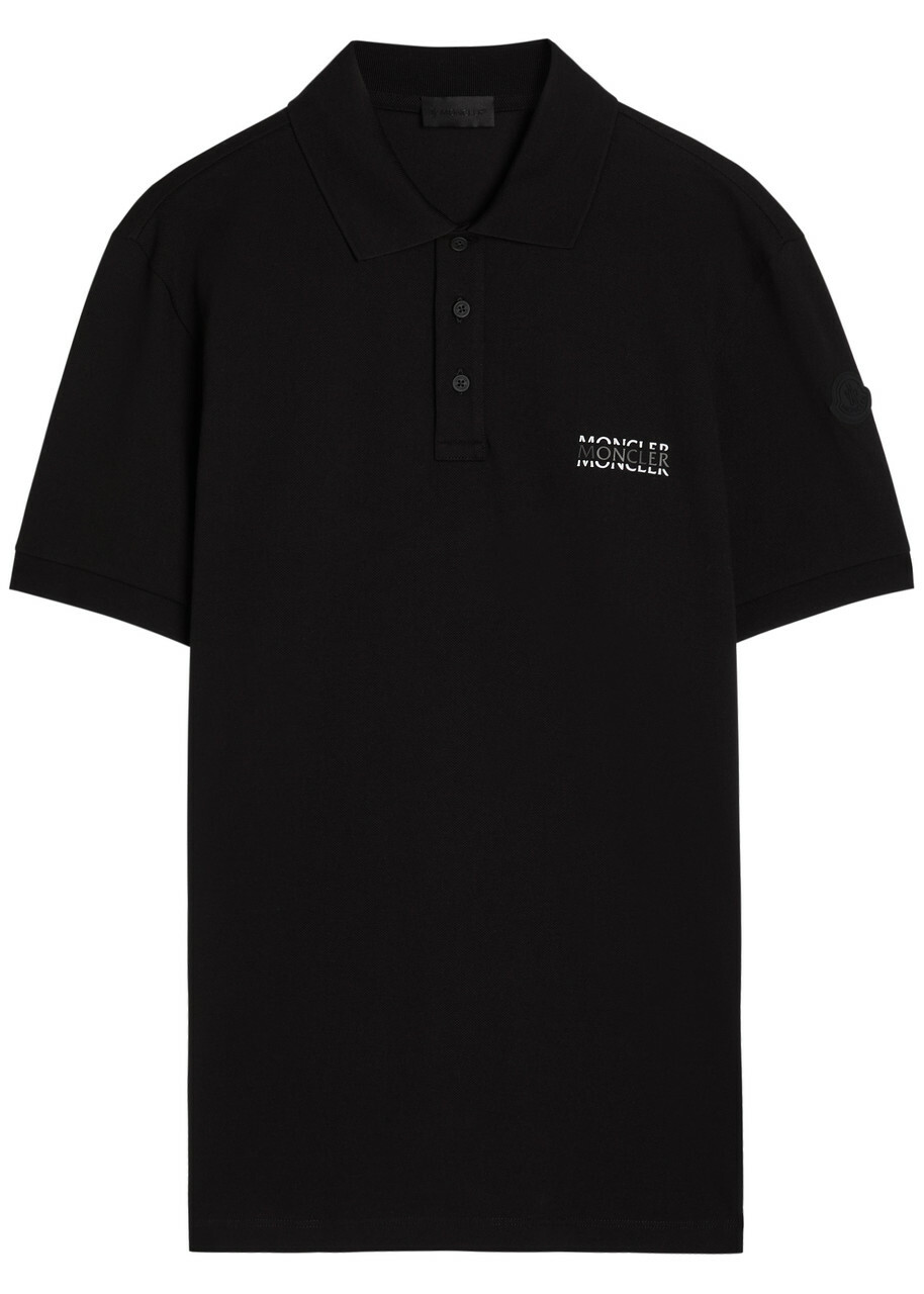 Moncler Navy Manica Corta Maglia Polo Moncler