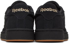 Reebok Classics Black Suede Club C 85 Sneakers