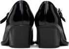 OPEN YY Black Western Mary Jane Heels