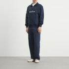 Malbon Men's Collegiate Quarter-Zip Sweatshirt in Navy