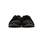 Haider Ackermann Black Suede Knotted Loafers
