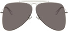 Marni Silver Show Pilot Sunglasses