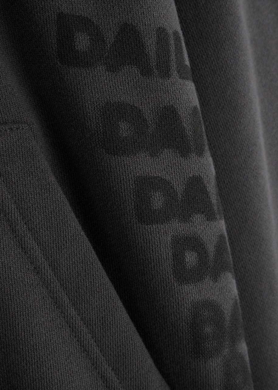 Daily Paper Overload Hooded Cotton Sweatshirt Black
