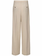 THEORY Double Pleated Wool Wide Pants