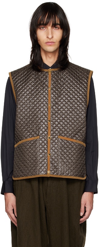 Photo: Fumito Ganryu Brown Quilted Vest