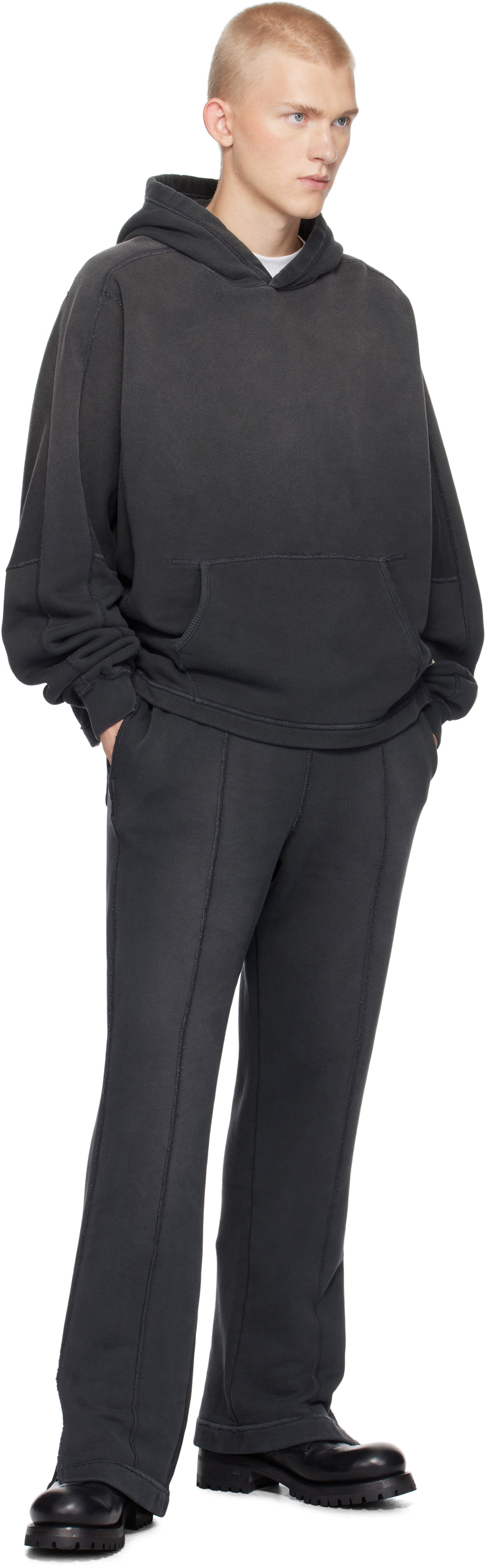 Stepped Hem Hoodie main image 1
