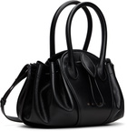 Marni Black Leather Tulipea Small Bag