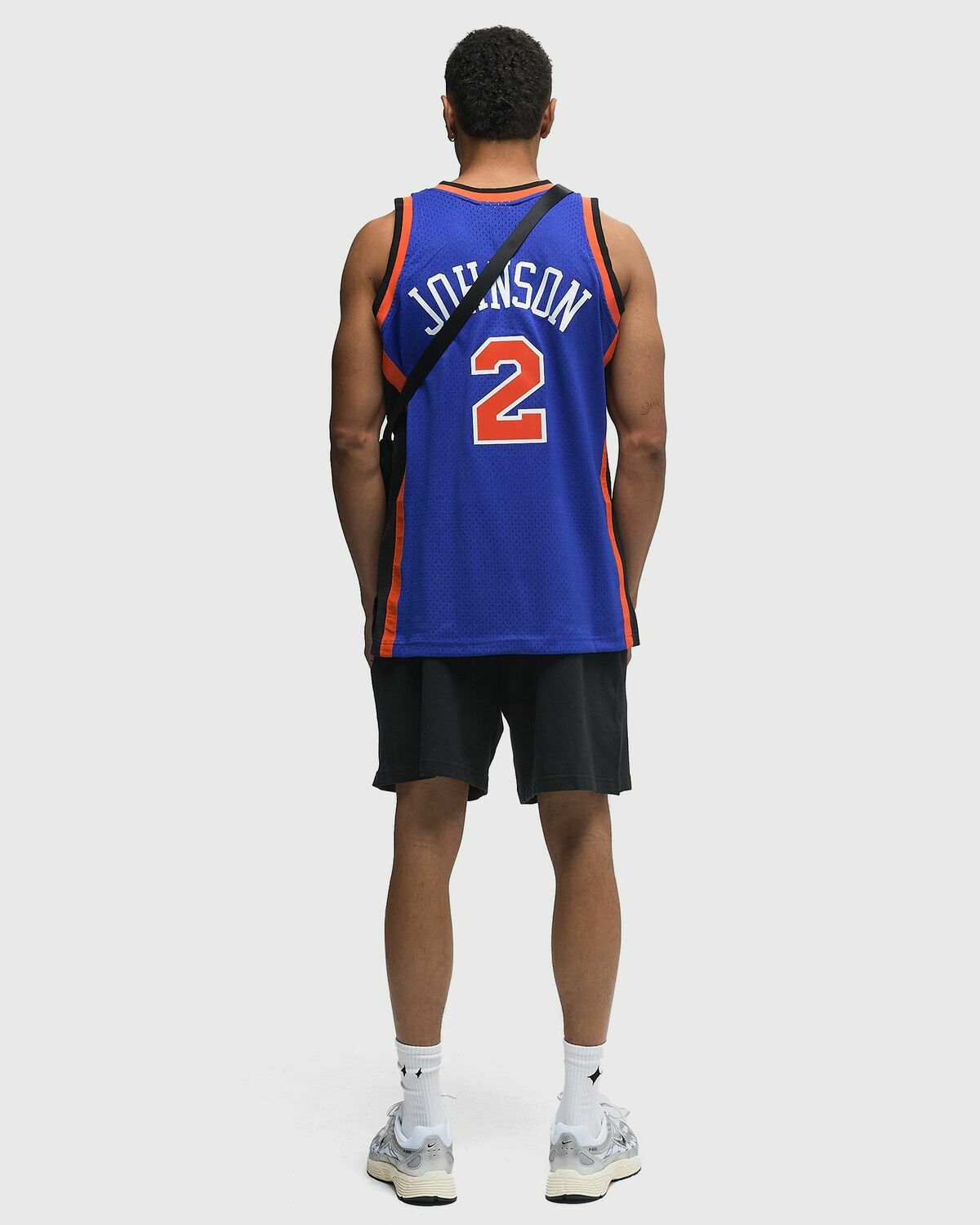 Mitchell & Ness NBA Swingman Jersey New York Knicks Road 1998-99 Larry Johnson #2 Blue Men