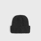 Café Mountain Men's Wool Toque Beanie in Black