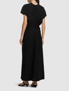 TOTEME Slouch Waist Viscose Midi Dress