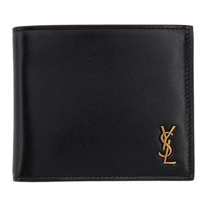 Photo: Saint Laurent Black Tiny Monogramme East/West Wallet