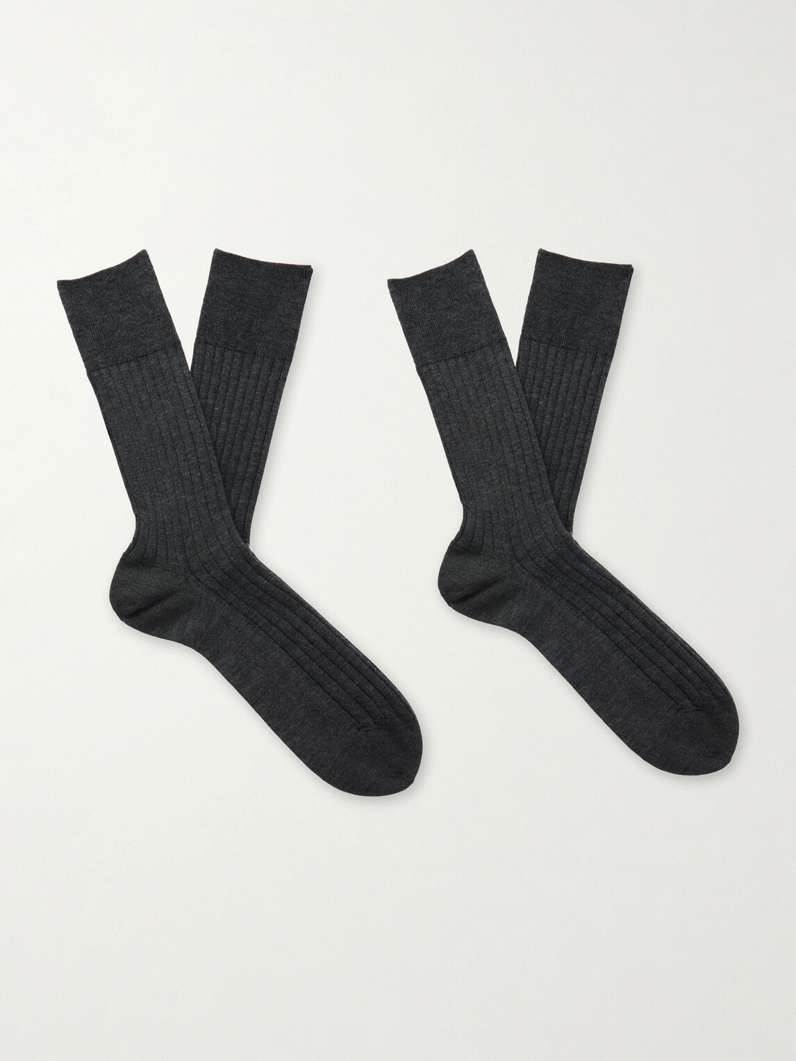 Falke - Set of Two Cashmere-Blend Socks - Gray