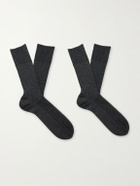 Falke - Set of Two Cashmere-Blend Socks - Gray