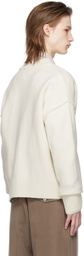 AMI Paris Off-White Ami de Cœur Cardigan